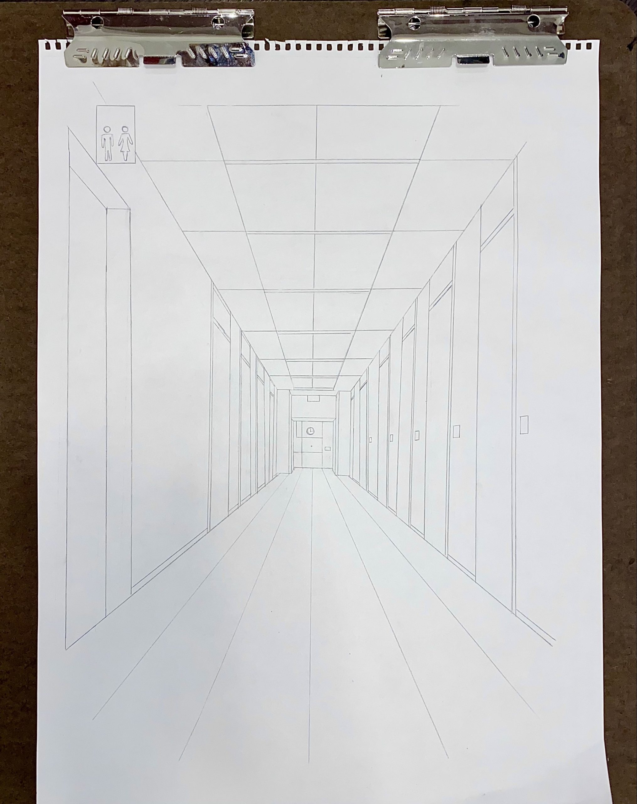 Interior One-Point Perspective